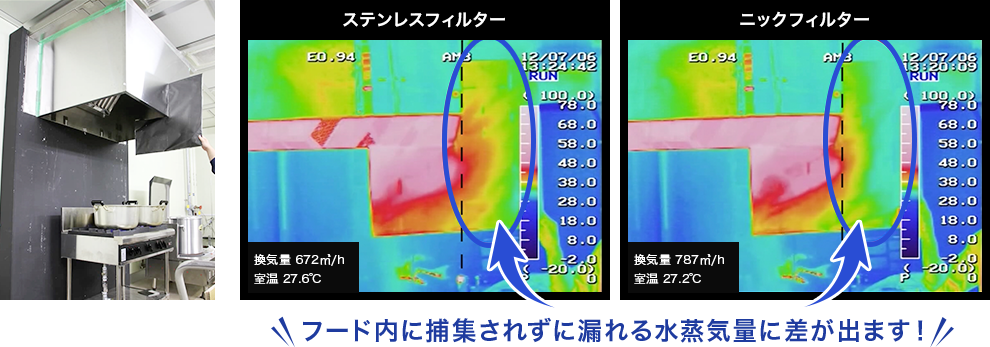 吸込み性能の違い